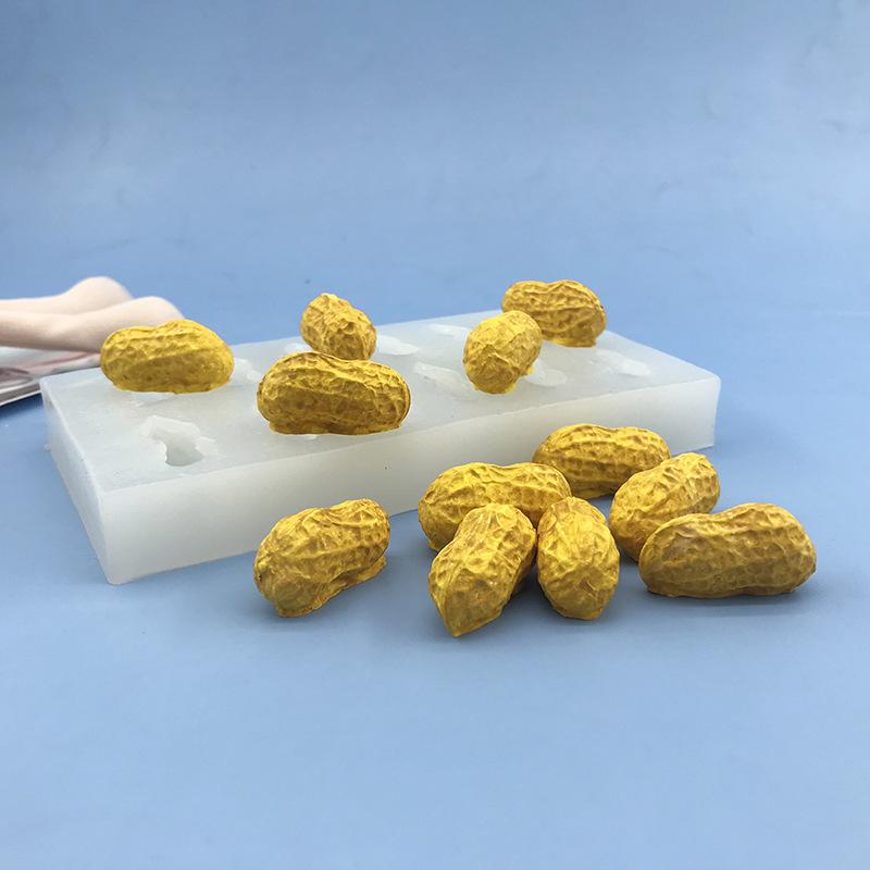 Moule à Gâteau Mousse Français en Silicone Design Cacahuète 2/8/12 Cavités Moule à Chocolat Outils Pâtisserie Desserts Cuisine