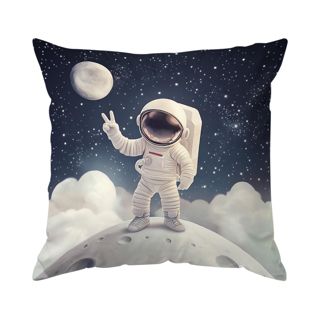 Watercolor Space Theme Cushions Pillowcase Cushion Cover Throw Pillow Sofa Decoration Pillowcover Home Car Sofa Decor