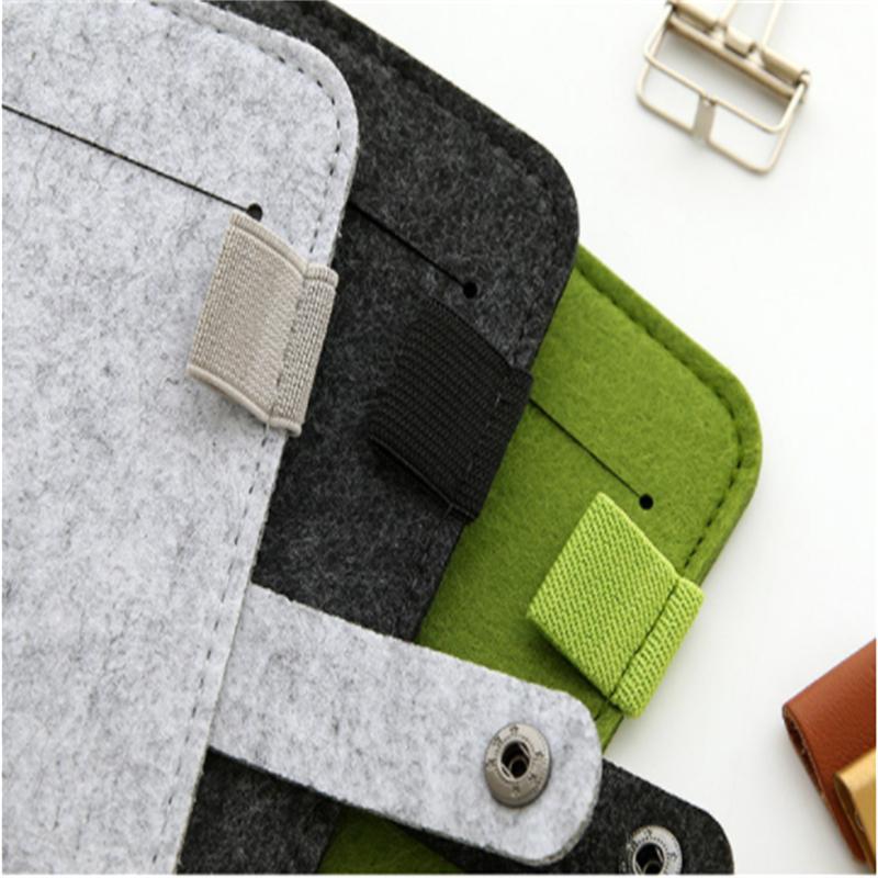 New A5 A6 Felt Shell Notebook Cloth Fabric Notebook Ring Binder Diary Notebook Paper Holder Portable Diary Stationery Gift
