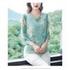 Women Summer Floral Print Chiffon Blouse