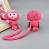 1-40PCS Cute Animal Little Monkey Plush Doll Toys Long Tailed Monkey Doll Pendant Keychain Backpack Hangings Decoration Gifts