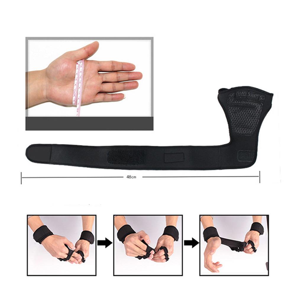 Weight Lifting Fitness Gloves With Wrist Wraps Full Palm Protection Gym Workout Gloves Power Lifting Equipment