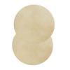 2pcs Drum Head Sheepskin Consistent Clear Sound for African Bongo Drum (12.2in)