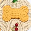 Pet Silicone Non-Slip Slow Feeder Mat - Round Food-Grade Lick Mat for Cats & Dogs