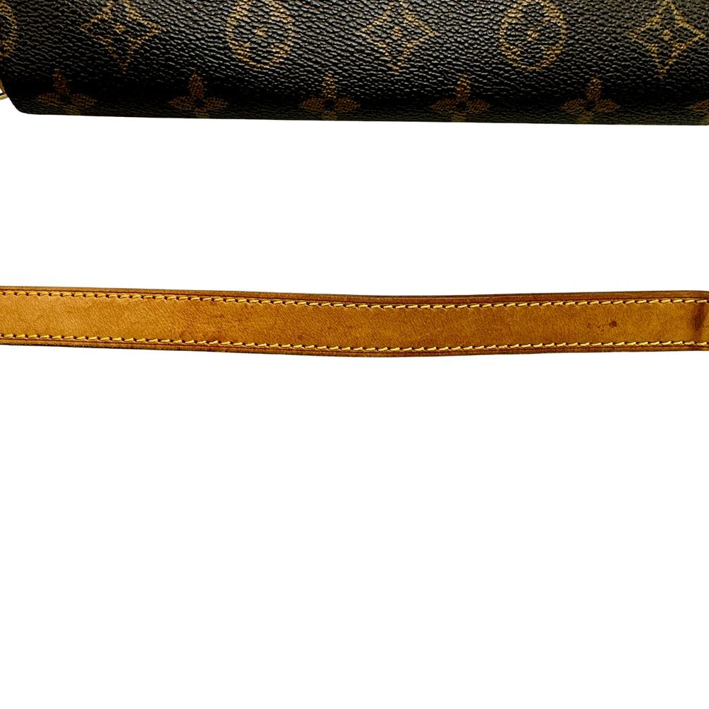 LOUIS VUITTON Monogram Musette Tango Short Monogram canvas Brown Women M51257 Used