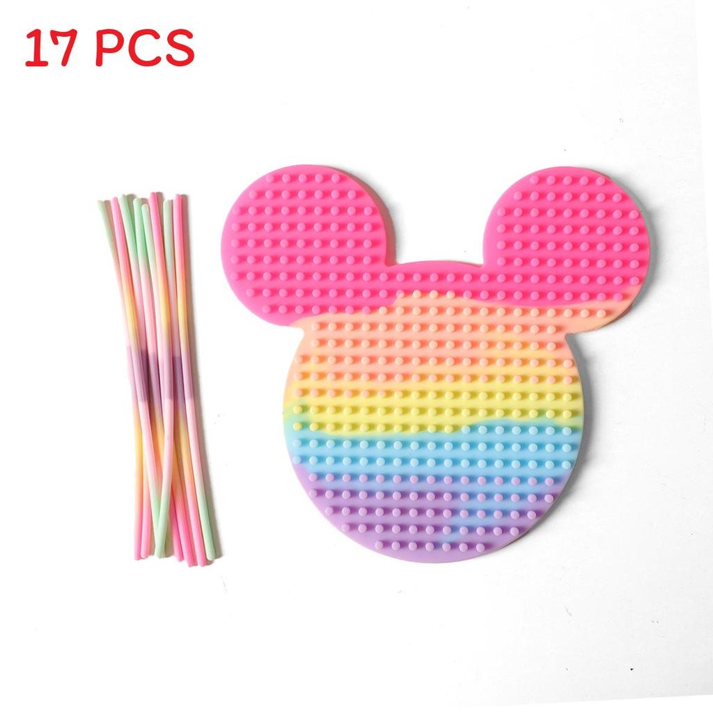 Colorful Silicone Sensory Activity Board For Kids With Unicorn Design For Stress Relief