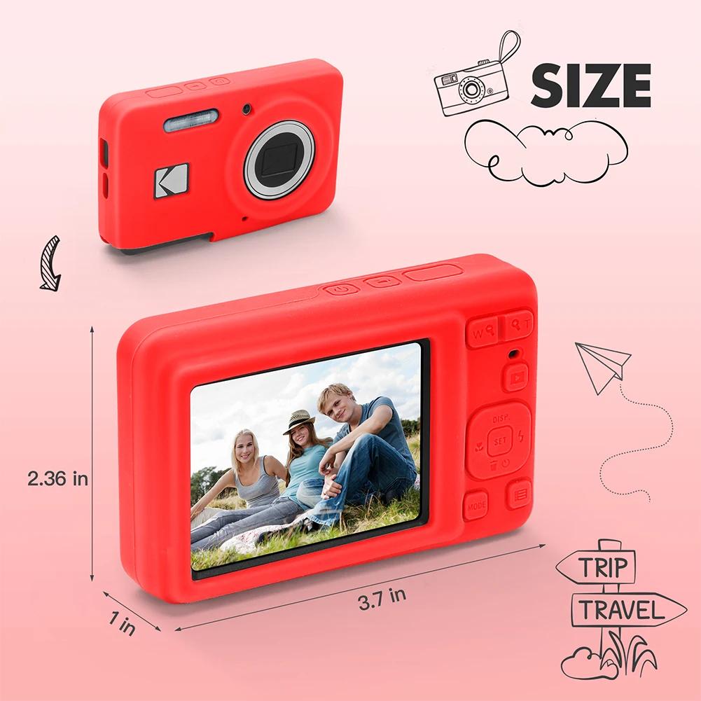 For KODAK PIXPRO FZ55 Digital Camera Cover Soft Silicone Protective Case Slim Fit Camera Bag Outdoor Travel Camera Protect Case