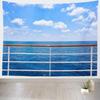Tropical Summer Beach Tapestry Wall Hanging Tropical Beach Tapestries Seaside Coconut Tree Tapestry Home Decorations Bedroom