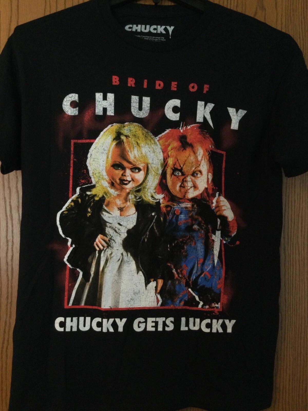The Bride Of Chucky- “Chucky Gets Lucky” - Black Shirt - Universal Studios - M L