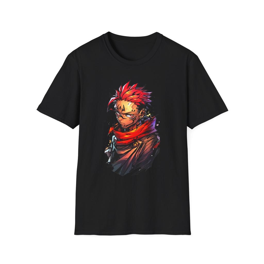 Anime Soft TShirt Jjk Sukuna Art Work 2 Unisex Jl Anime Front Printed Tee