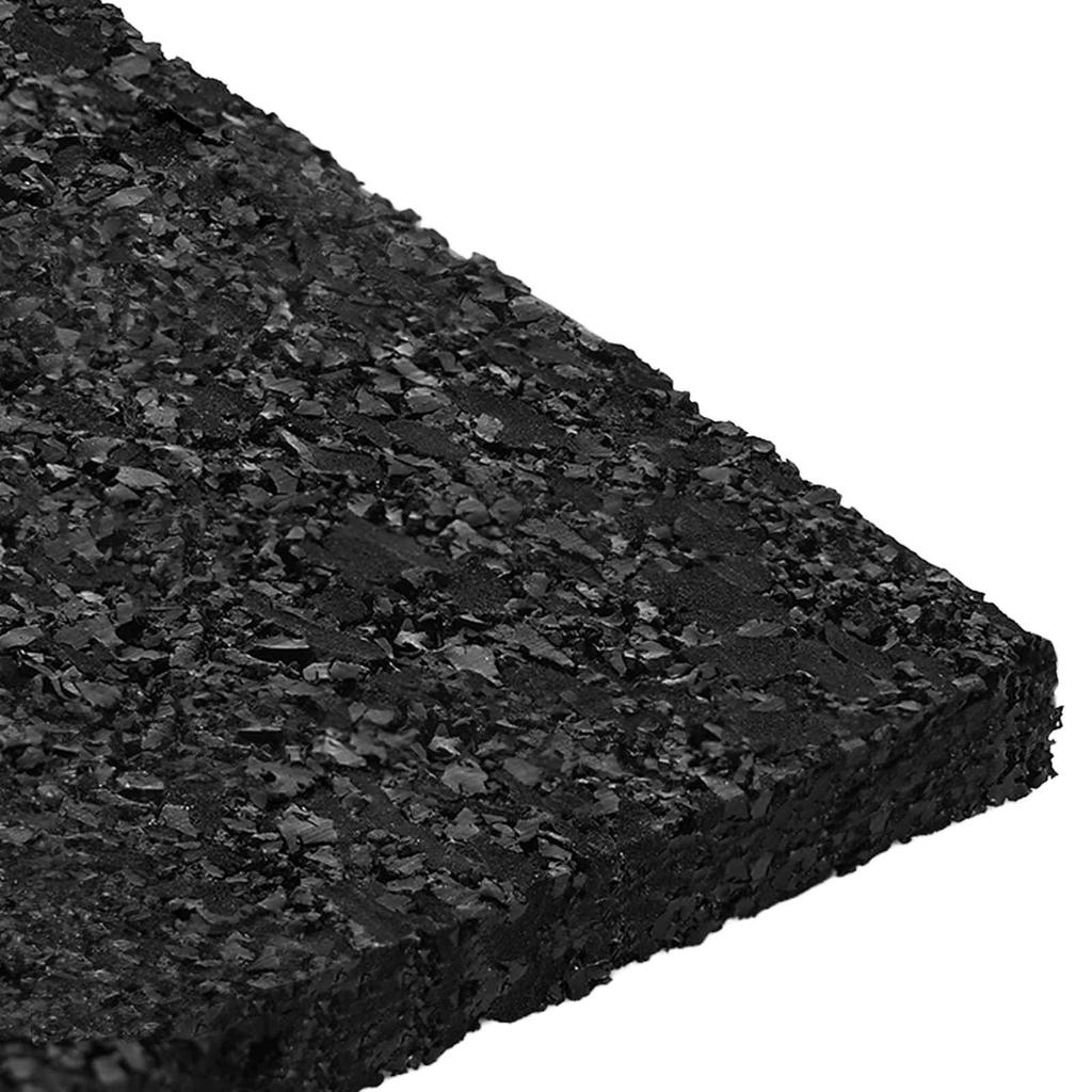 Rubber Granulate Patio Mat Black 6 X 9 X 0.6 Cm Rubber