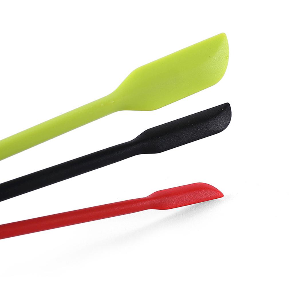 4 Stück Lebensmittelqualität Materialien Mini Silikonspatel Leicht zu reinigen Kleiner Spatel Silikon Mini