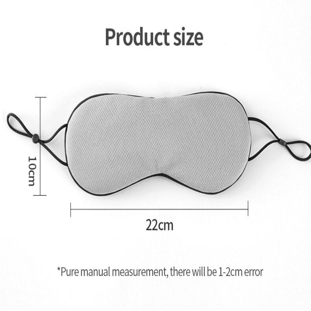 Soft Breathable Warm And Cool Dual Use Sleep Eye Mask Lightweight Warm And Cool Dual Use Eye Mask for Relieving Eye Fatigue Nap