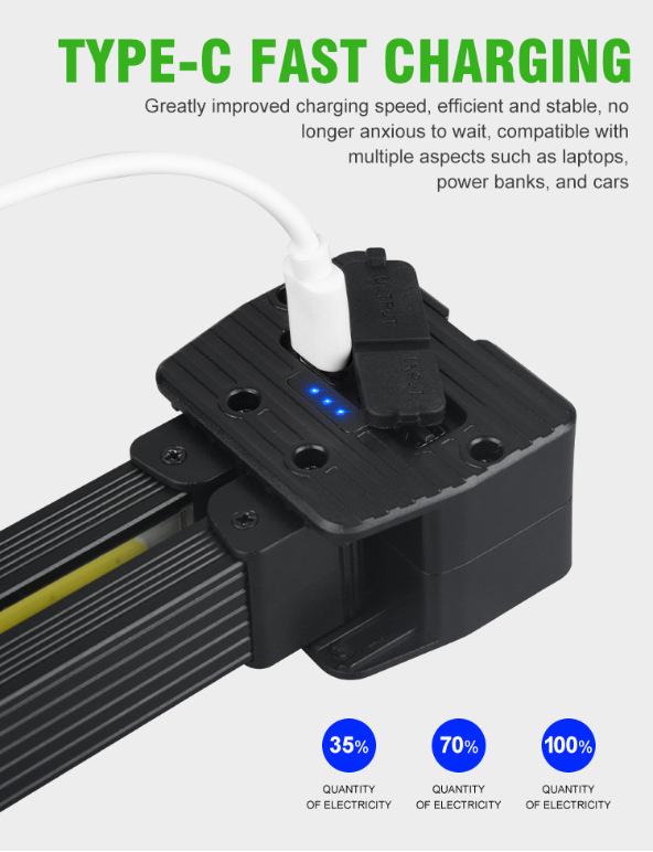 Multi-Functional Folding Camping Flashlight for Outdoor and Auto Repair Use