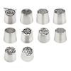 Russian Piping Tips Rose Flower Piping Nozzles Stainless Steel Extra Large Frosting Tip Piping Nozzles for Cake Decorating Icing