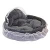 Hundebett Stilvolles Spitzen-Prinzessinnen-Nest für Welpen Kätzchen Band Schleife Prinzessin Haustierbett mit Abnehmbarem Kissen