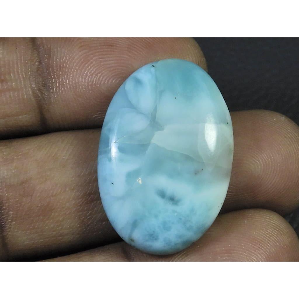 19X29X06MM Natural Blue Larimar Pectolite Healing Crystal Gemstone 35Cts. C-620