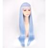 80cm Blue Pink Long Wig Cosplay Re:Life In a Different World From Zero Rem Ram Costume Heat Resistant Synthetic Hair Women Wigs