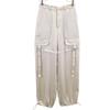 Lily Brown Cargo Pants Ivory Women Used