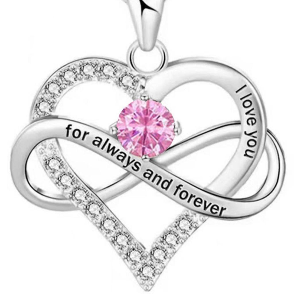 Jewelry 12th Birthday Ladies Pendant Necklace English Alphabet Love Jewelry