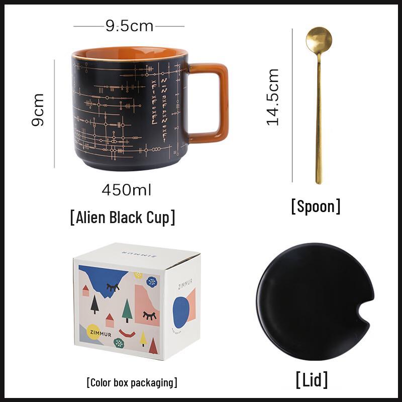 YudeFeng Ceramic Travel Mug with Lid