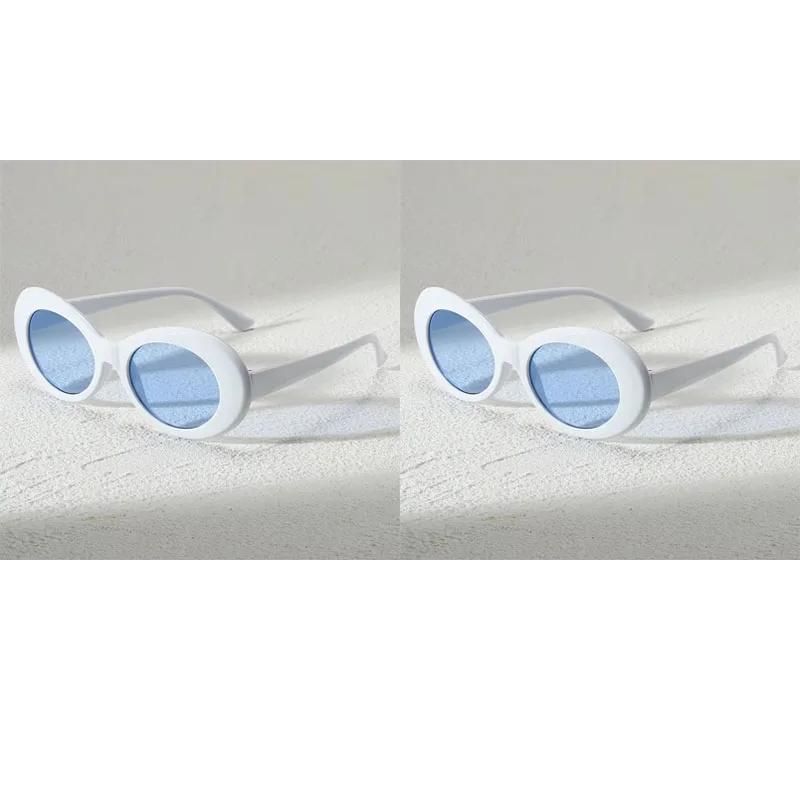 123Pcs Fashionable Oval Frame Glasses With Retro Academic Style Suitable For Street Pography And As A Holiday Gift