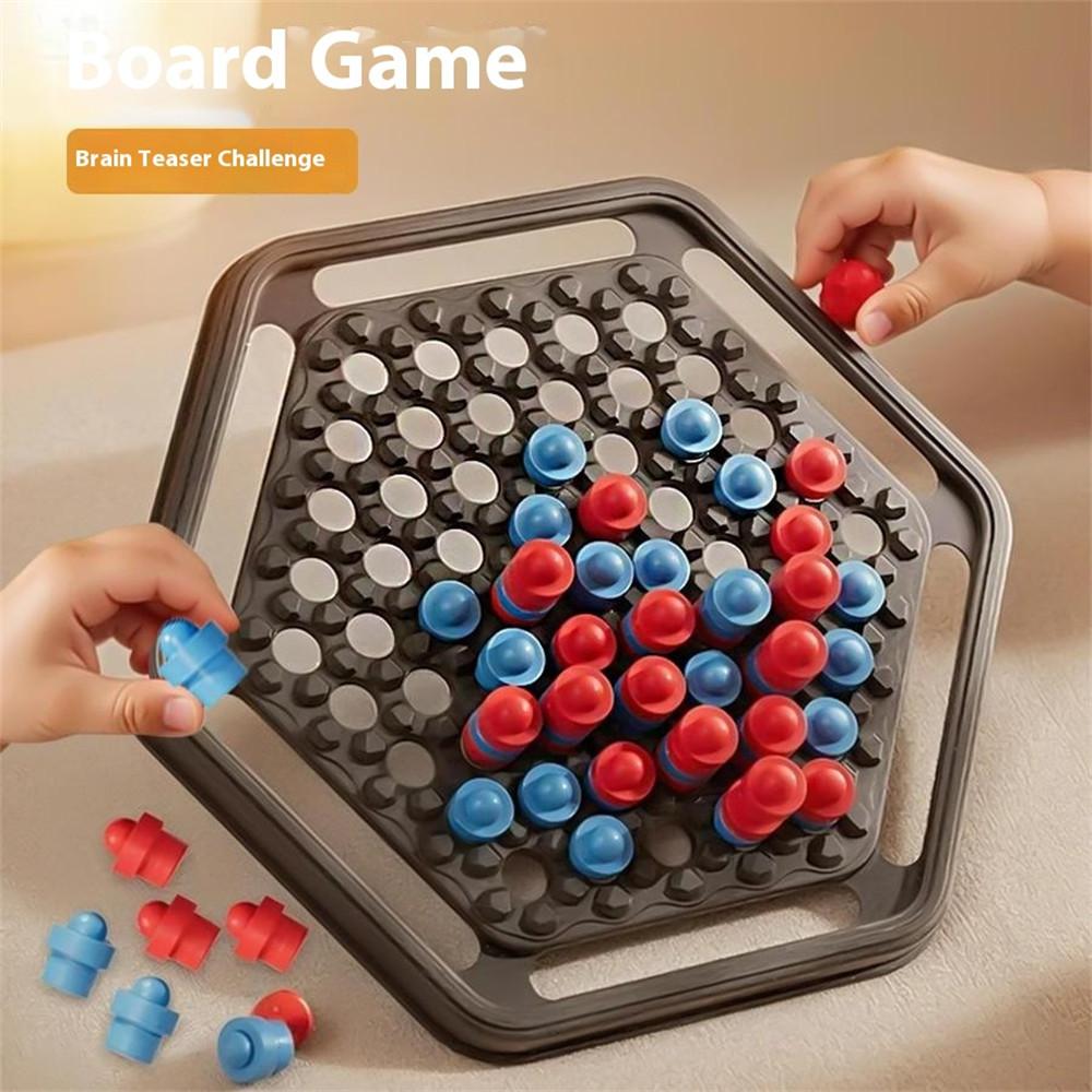 KJ135 Educational Chess Push Ball Game Board Game Toys Two Player Four-in-a-Row Checkers for Children