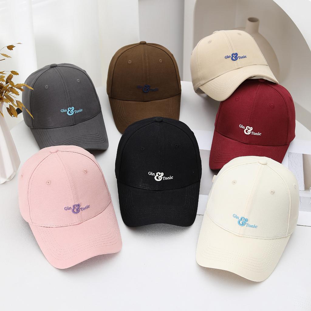 2026 Spring And Autumn Embroidery Simple Baseball Cap Men'S And Women'S Sunscreen Shade Breathable Soft Top Fashion Cap