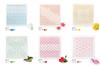Kit Japonais de Lavette Sashiko Fleur Olympus, Motif "Nagomi" à Six Mains, SK-474