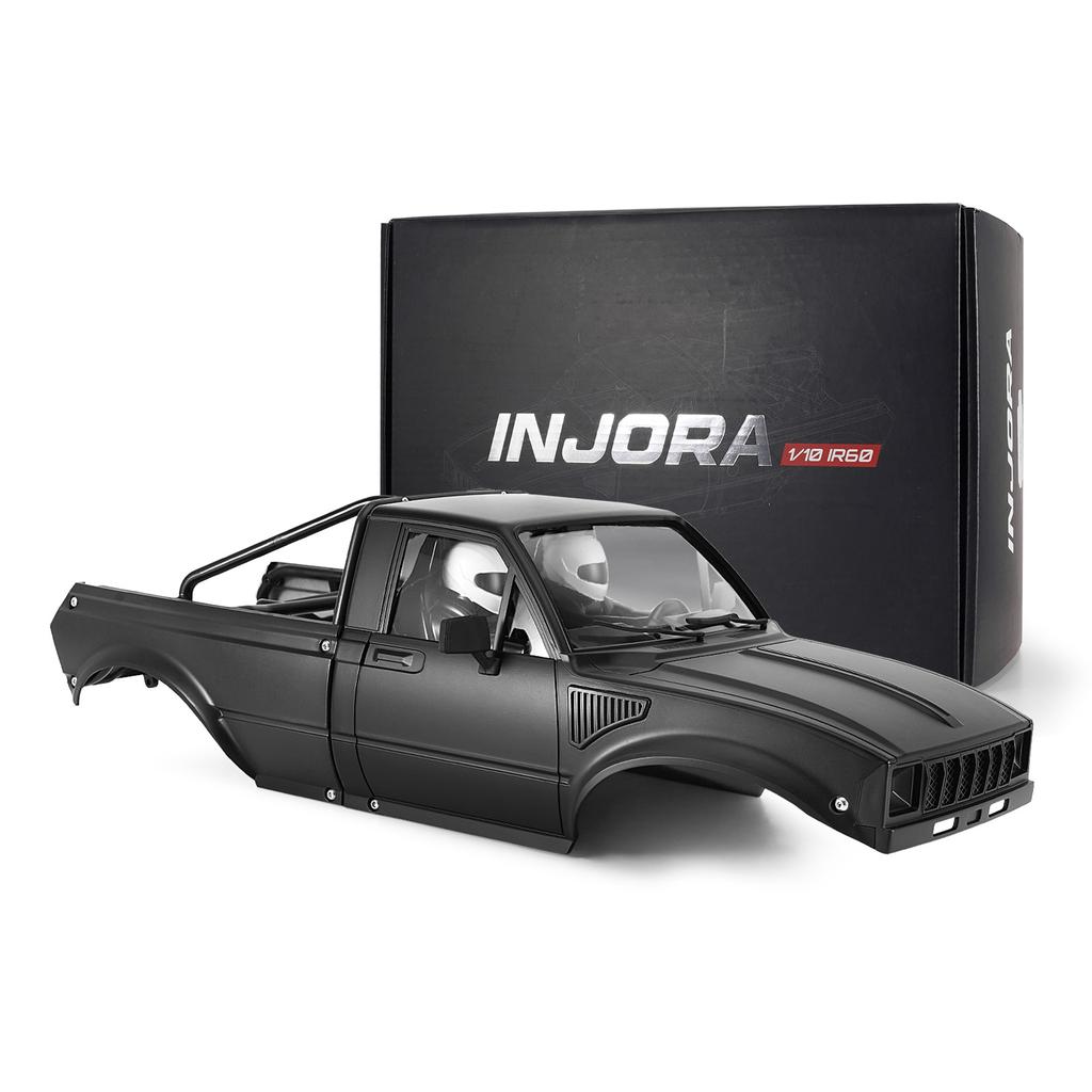 Injora Ir60-10 Hard Body With Interior  Bed Cage For 110 Rc Crawler