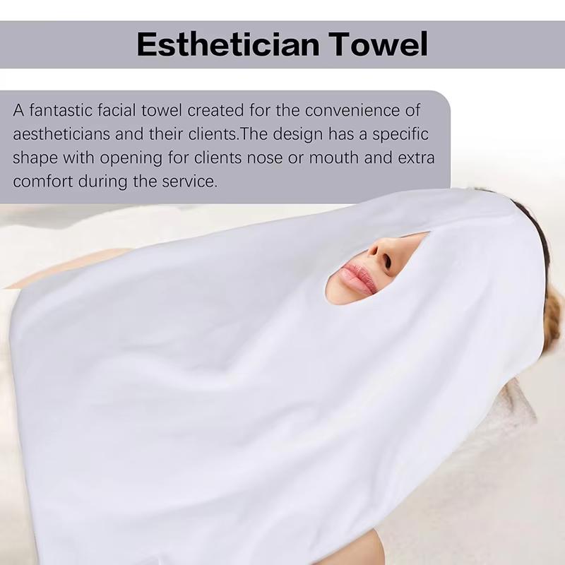 U-Shaped Beauty Towel - Ultra-Fine Fiber Facial Quick-Dry Towel, Super Soft Highly Absorbent for Salon Spa Massage Skincare Use
