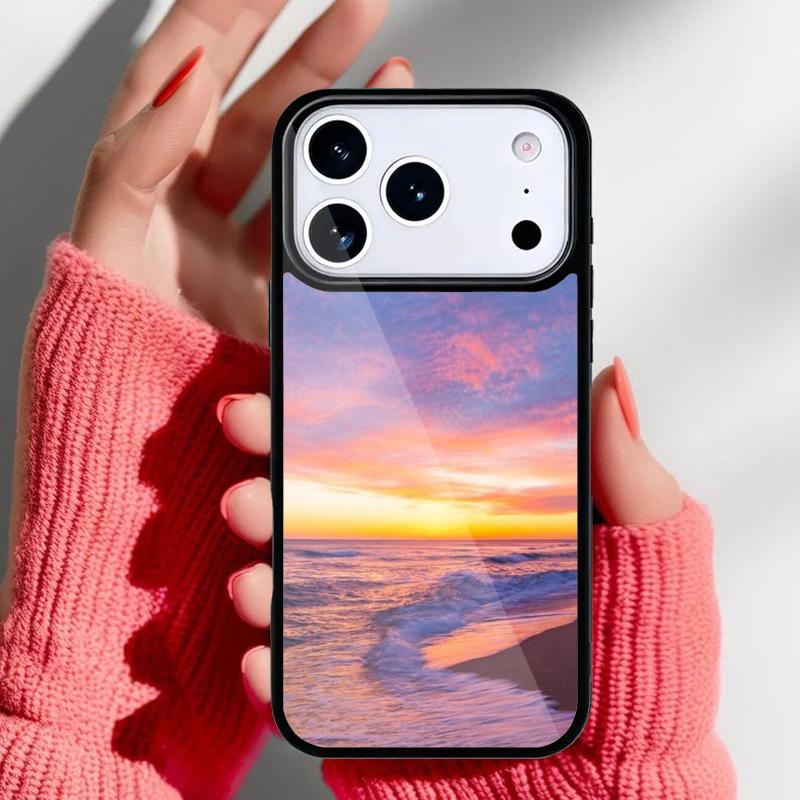 Love Summer Beach Phone Case for iPhone 17 16 15 14 13 Pro Max Back Cover for 12 11 Pro Coque