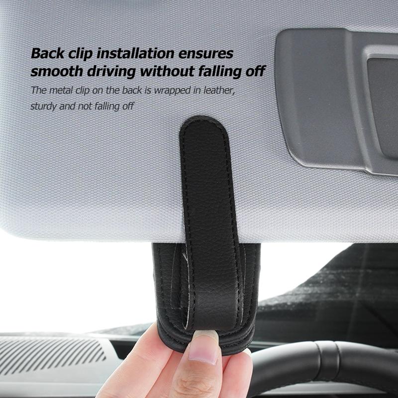 AGW1 Magnetic Car Glasses Holder Sunshade Platep Card Ticket Clip For Alfa Romeo 159 Giulietta Giulia 147 Mito 156 159 166 GT Stelvio