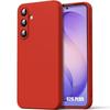 Silicone Case - BOOLING - for Samsung Galaxy S26 Plus - Slim Soft Protection Anti-Scratch Red