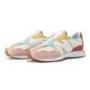 New Balance 327 Bianco Rosa Gomma Ostrica GS GS327HG1