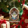Christmas Pendant Christmas Tree Decoration Pendant 2D Flat Acrylic