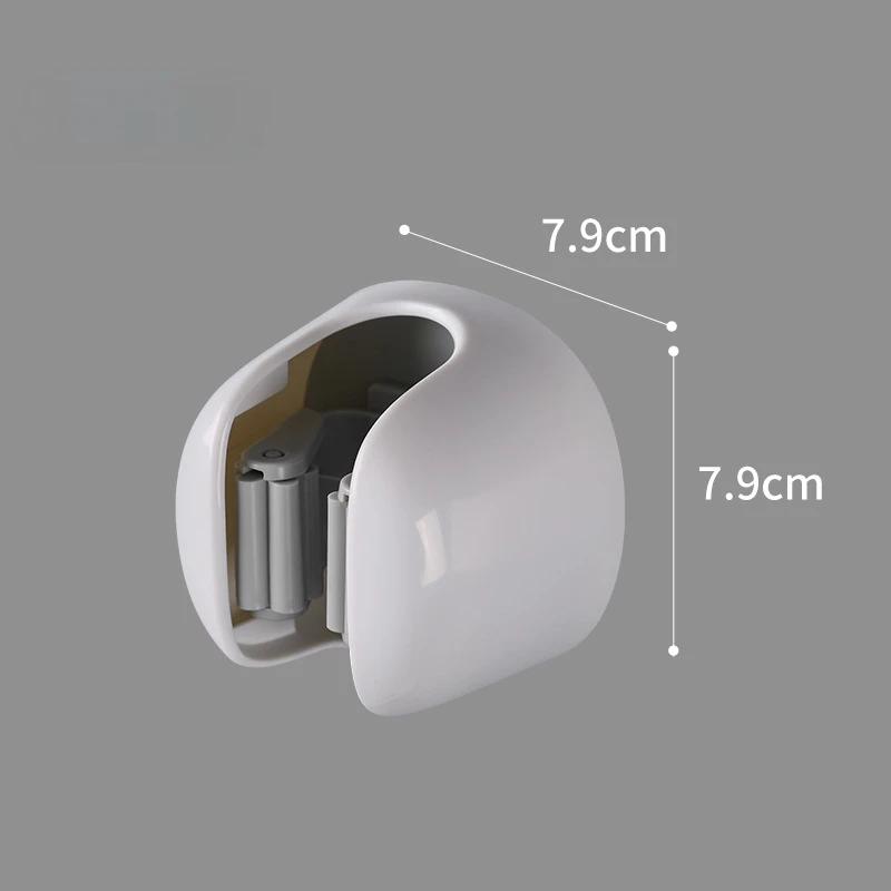 Настенный держатель для швабры настенная бытовая стойка для хранения вешалка для хранения вешалки для швабры органайзер для кухни и ванной комнаты белый 980₽