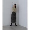 Natural Beauty Tweed Tight Skirt Size [N Basic] Lamé (S Line)