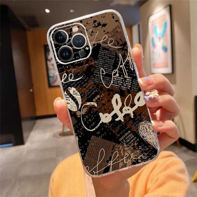 Phone Case For Iphone 14 Pro Max 13 12 11 Pro Max Xs Xr X 12mini 7 8 Plus Se Ok But First Coffee Case Funda