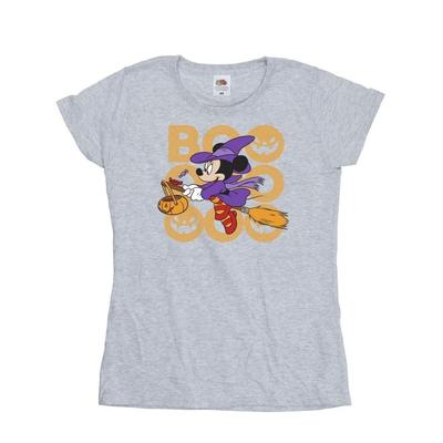 Damen/Damen Boo Minnie Mouse Baumwoll-T-Shirt