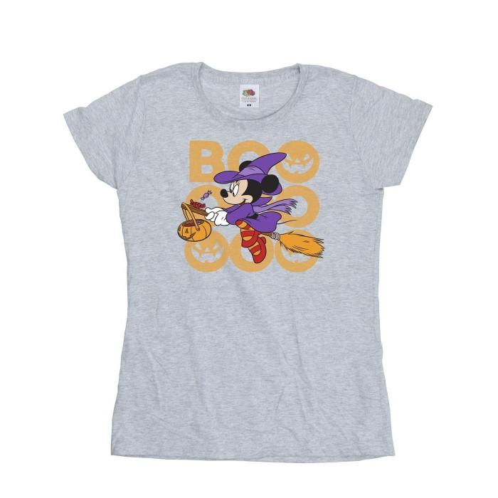 Mickey mouse Dámské/Dámské bavlněné tričko Boo Minnie Mouse