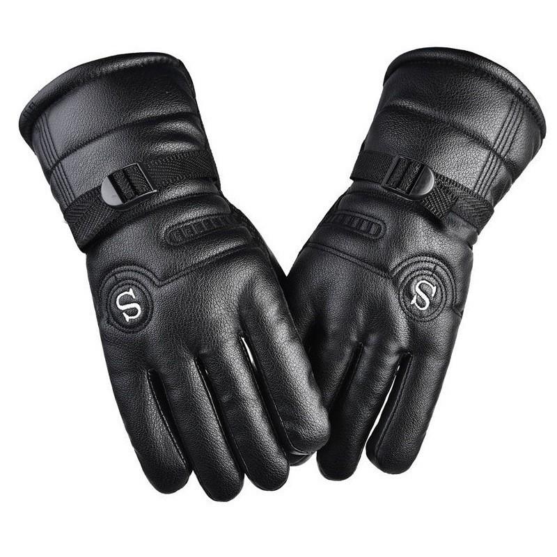 

Large Thickened Cycling Sports Skiing Fattened Cotton Warm Gloves average size