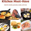 1PCS Shovel Clip Silicone Grip Flip Tongs Egg Steak Spatula Tongs Clamp Pancake Fried Turners Cooking Tool Kitchen Accessories