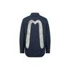 Klassisches Big M Print Langarmshirt Herrenhemden Denim-Blau 2EAHTM2SL159RXDN