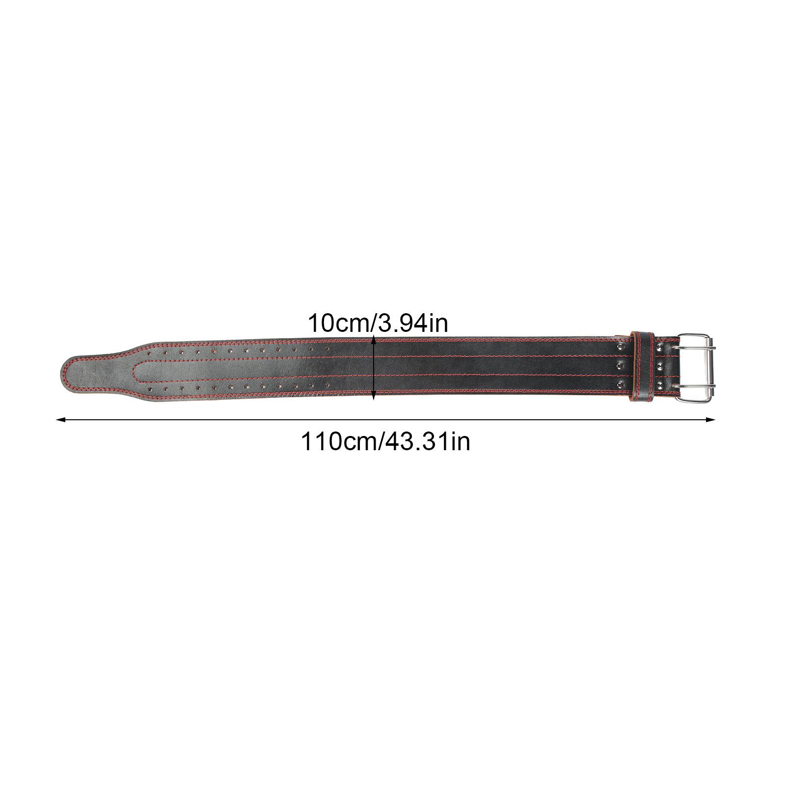 Weightlifting Belt Leather Bodybuilding Fitness Belts Barbell Powerlifting Training Waist  or