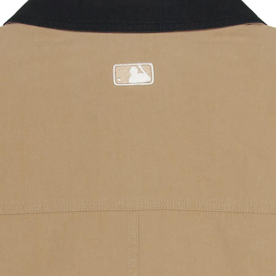 New MLB Boston Red Sox Jacket Unisex Beige Yellow 3AJPB0351-43BGS