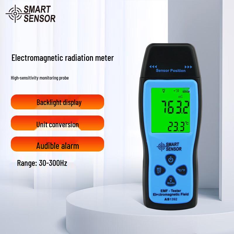 Cymometer AS1392 Electromagnetic Radiation Detector (CN Version)