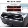 JWWY for Challenger Taillight Tail Lamp Rear Light Tail Light Covers Guards Protector Cover Trim for 2015-2024+ Dodge Challenger Exterior