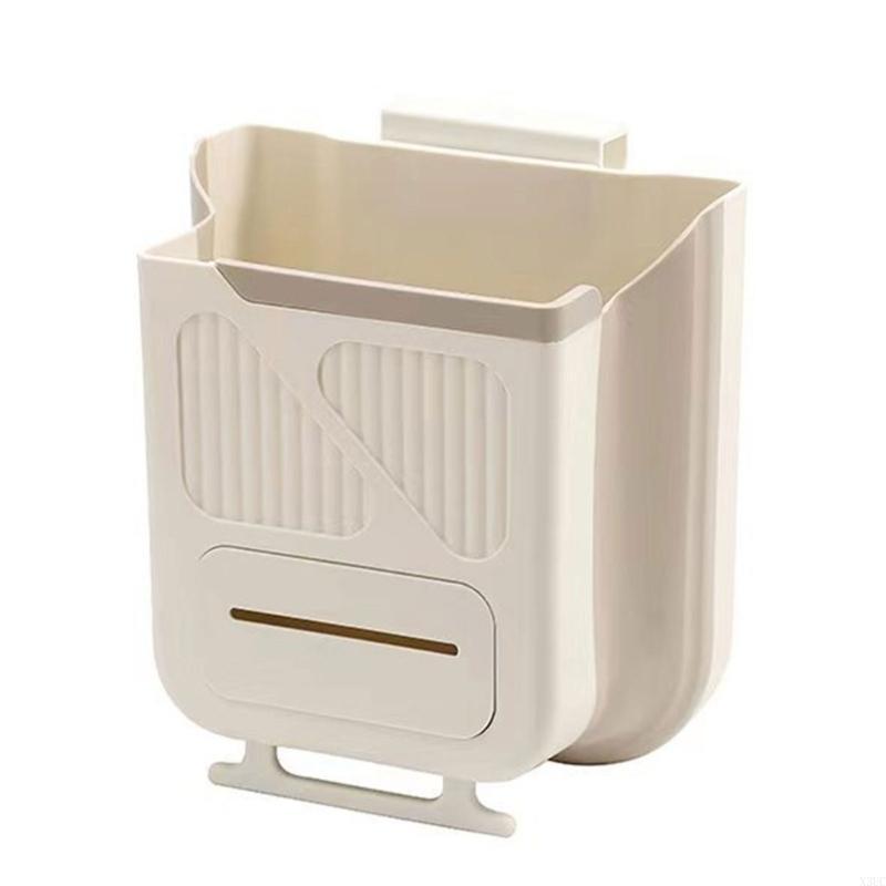 Waste Container Kitchen Waste Bin Collapsible Trash Bin Foldable 7/10L X3UC 7