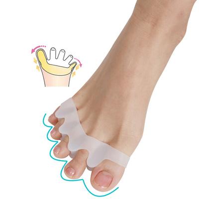 1Pair Silicone Toe Separators Straightener Toe Corrector Spacer Spreader Stretcher